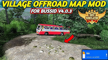 Map Mod Bussid 3.7 - Long Village Offroad map Mod For Bus Simulator Indonesia।Bussid Mod Map।Bussid