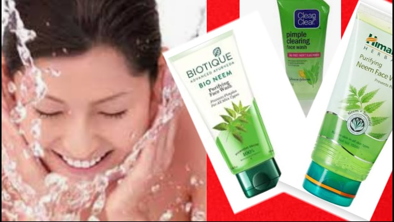Best face washes, top best face washes to control pimples , acne YouTube