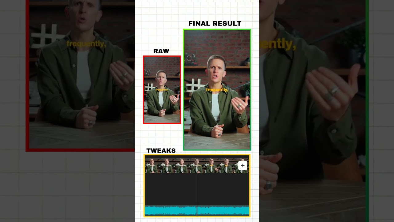 “Raw Footage → Pro Edit Transformation | Video Editing Tips 🎬” 