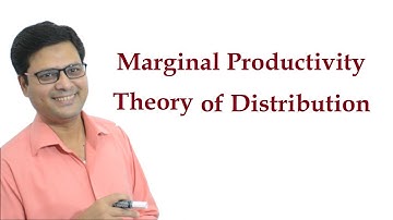 Marginal Productivity Theory of Distribution in Hindi
