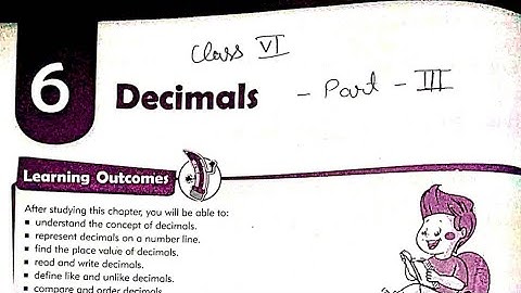 Class 6 math | Chapter 6 Decimals Part 3 | MKD Agrim Academy