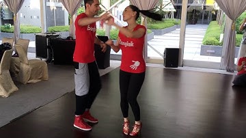 16/8/13 "Touch Me Bachata" by Alex & Saori w/ music @ SLE2016