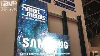 ISE 2018: SmartMetals Features Its LED Wall Mount Solution in Collaboration with Samsung