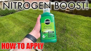 EverGreen Fast Green - How to Apply - Give your LAWN a NITROGEN BOOST