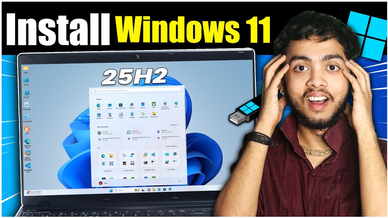 Download & Install Windows 11💻 - [2025 Latest🔥] - Windows 11 25H2 Installation