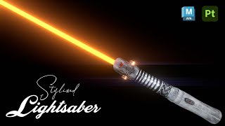 Stylized Lightsaber Modeling In MAYA & Texturing in SUBSTANCE PAINTER