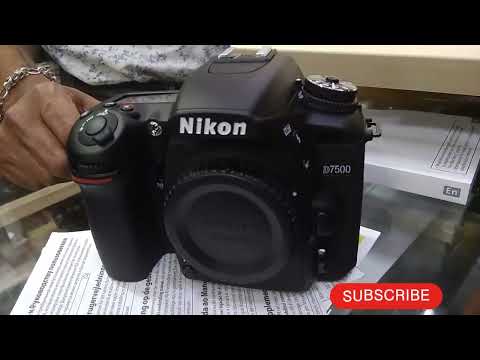 Unboxing Nikon D7500