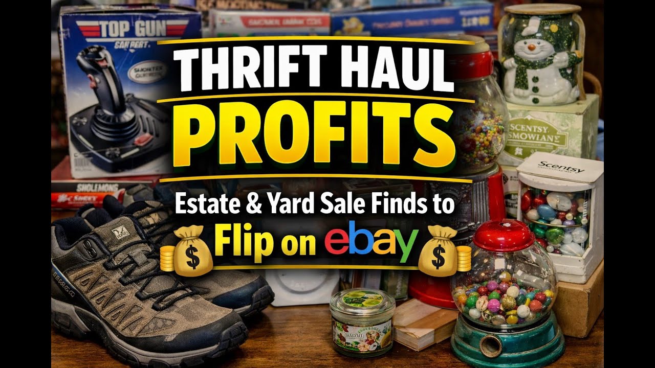 Thrustmaster! Are candle warmers still worthi it and other Estate & Yard Sale Finds to Flip on eBay