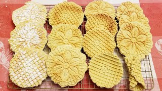 Pizzelle, mama's recipe  - the Italian Classic Cookie! Wealth