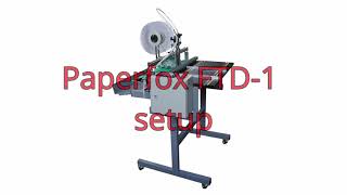 Paperfox FTD-1 Tape applicator setup