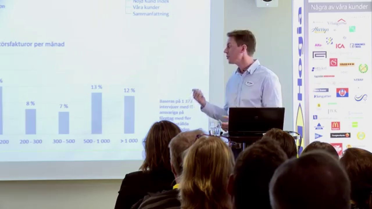 Seminarium om elektronisk fakturahantering med Hogia - YouTube