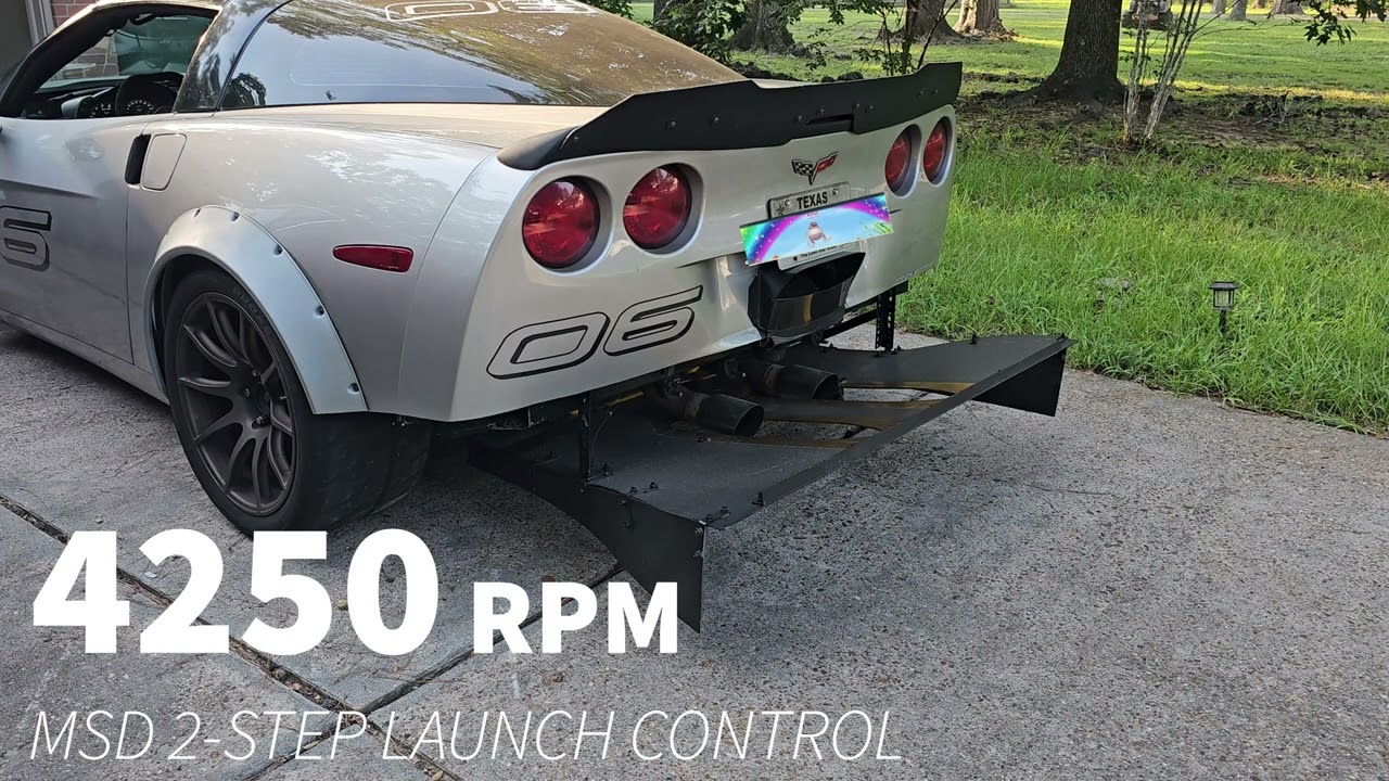 Sound and Fury | C6 Corvette Z51X MSD 2-Step Launch Control