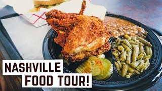 American Food  Delicious HOT CHICKEN and DIY Pancakes in Nashville, TN!