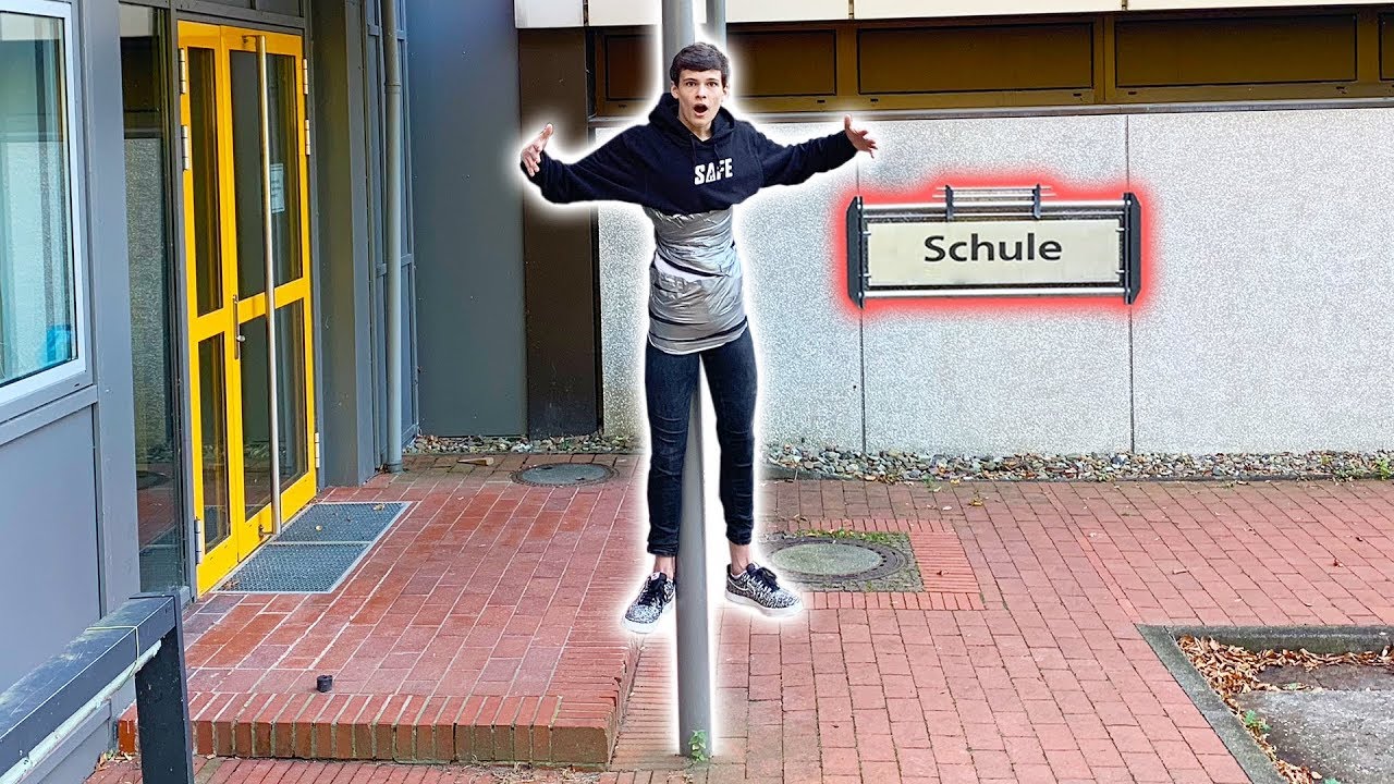 AJ KLEBT MICH AN SCHULE FEST! **MANN WILL POLIZEI RUFEN**