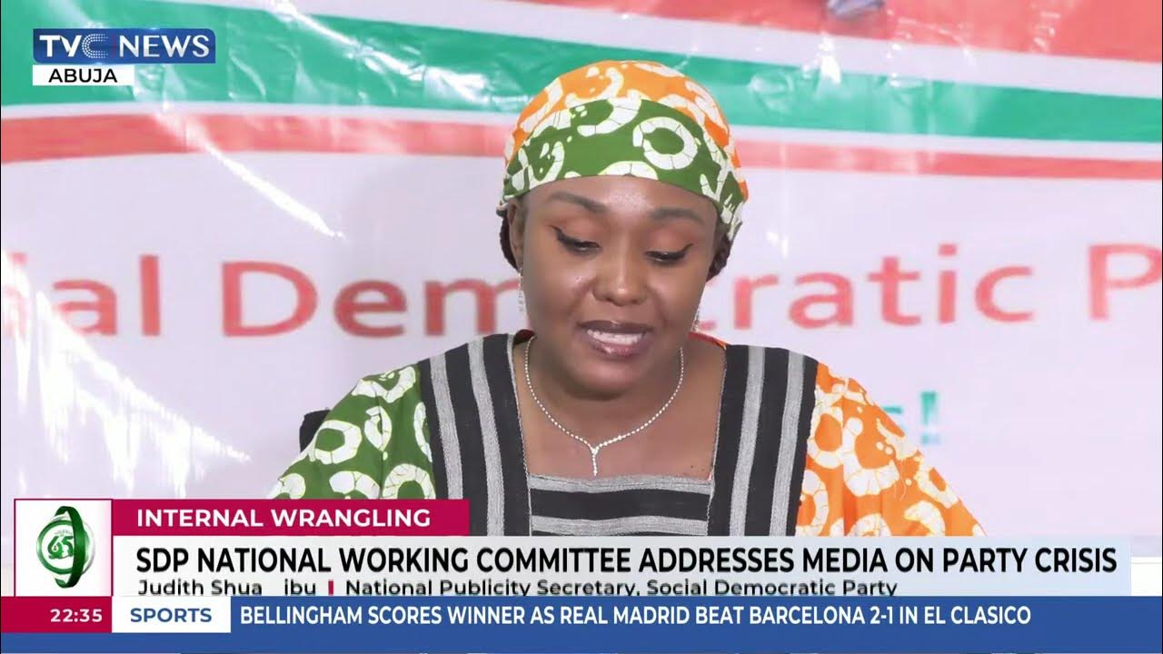 SDP National Working Committee Addresses Media On Party Crisis