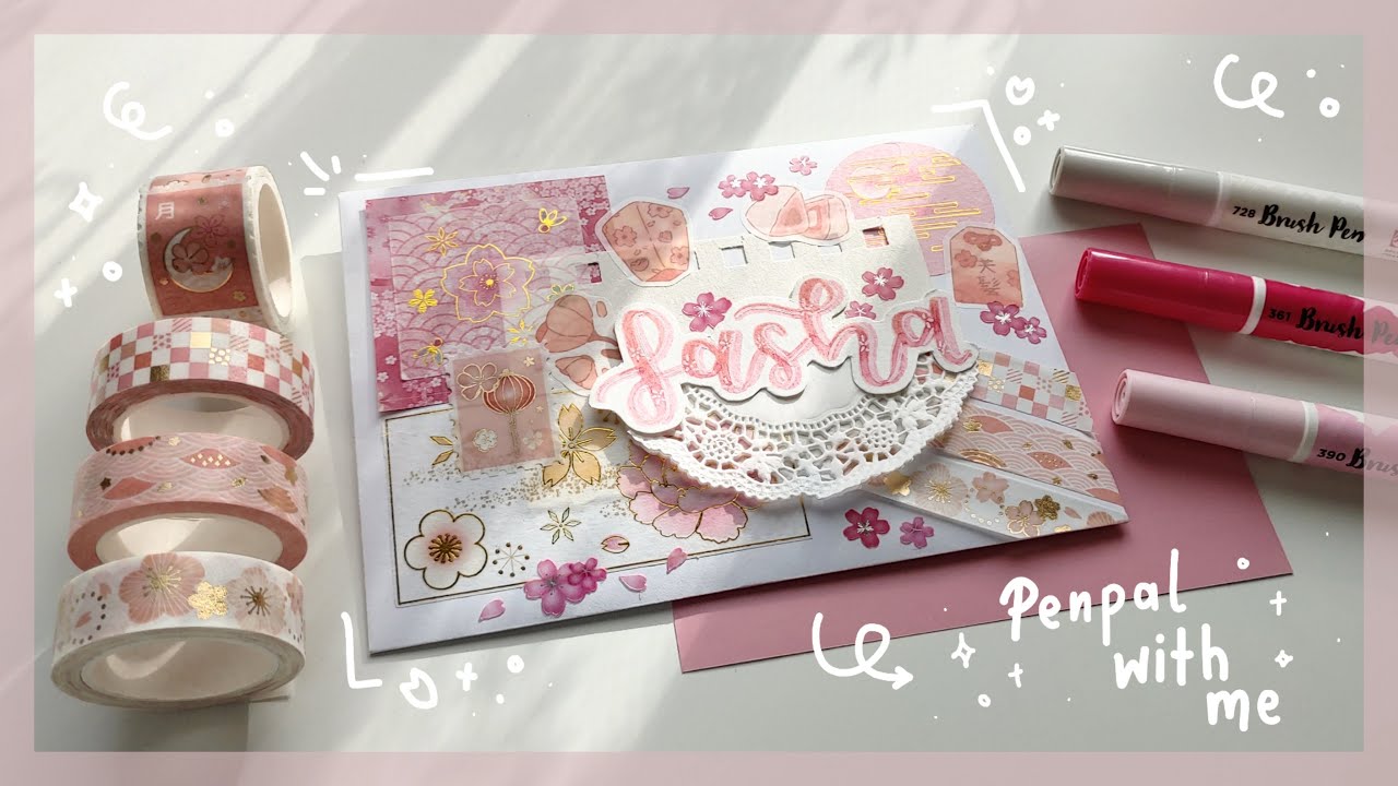 Penpal with me 💌 | sakura theme 🌸 ft. Notebook Therapy