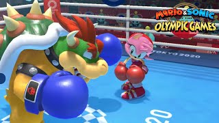 Mario & Sonic At The Olympic Games Tokyo 2020 Event Boxing (Hard) Bowser Yoshi Peach Daisy & Shadow