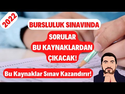 DİKKAT! 2022 Bursluluk