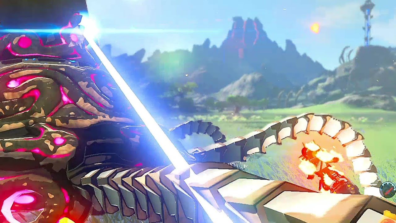 ブレワイ】依頼を受けて、バイクで旋回してガーディアンの連続ビームを