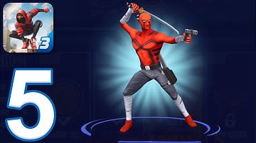 Super Fighter 3 - Gameplay Walkthrough Part 5 - Deadpool & Missions (iOS, Android)