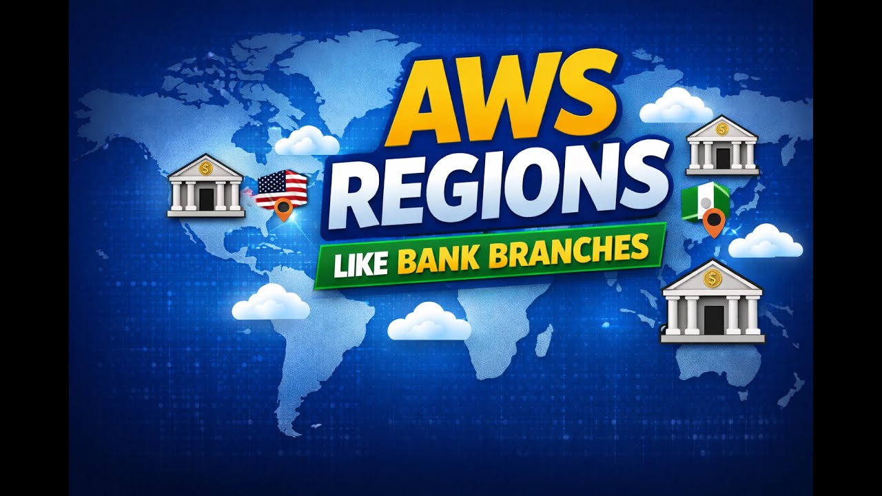 AWS Regions Explained Simply Using Bank Branches | Cloud Computing for ...