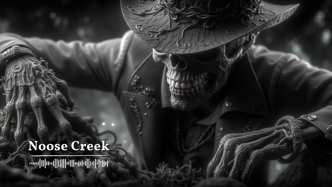 Dark Country Whiskey Blues Revenge~ Скелет Преступник Ночная Поездка Фольк