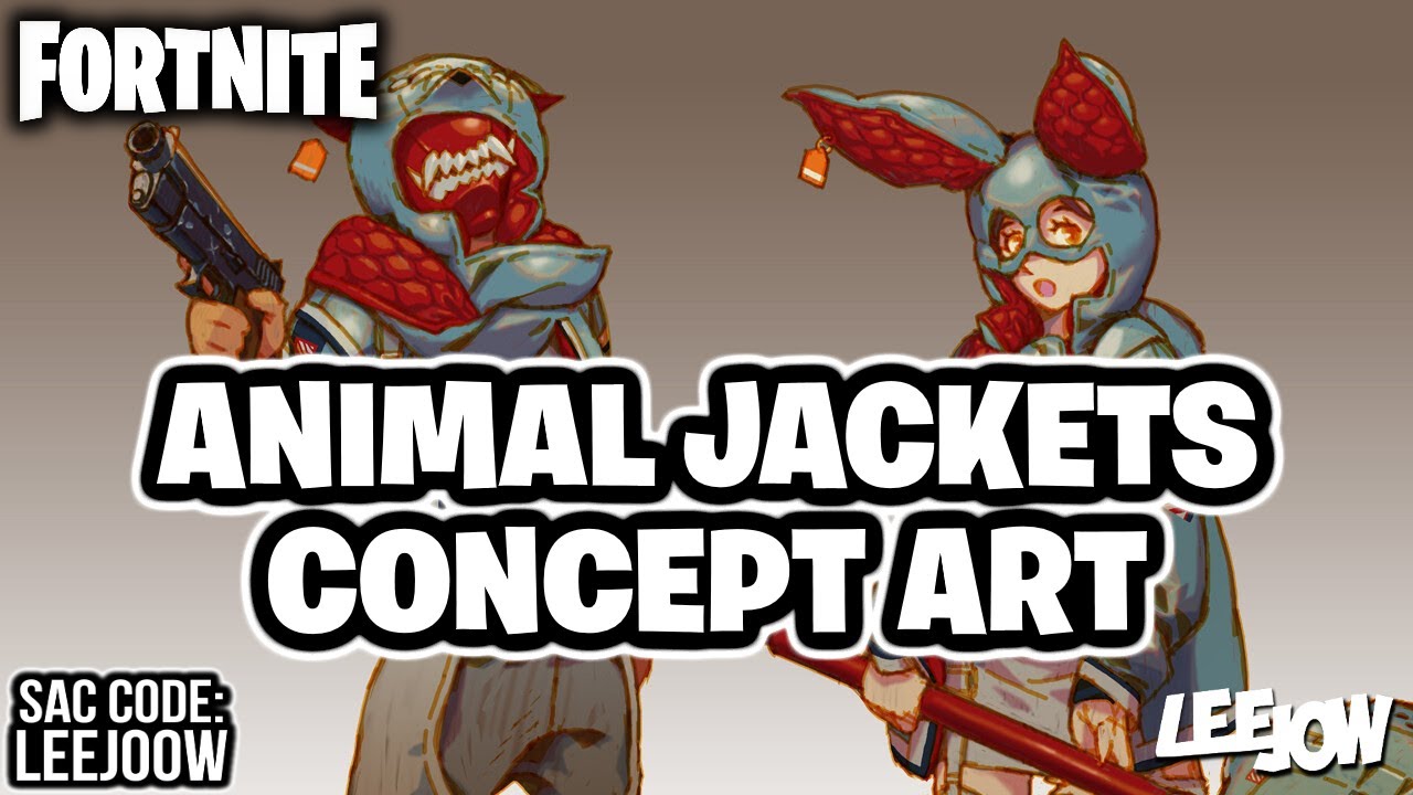 Fortnite - Animal Jackets Set Concept Art (Flapjackie & Growler)