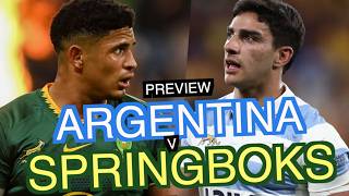 The Springboks v Argentina Preview