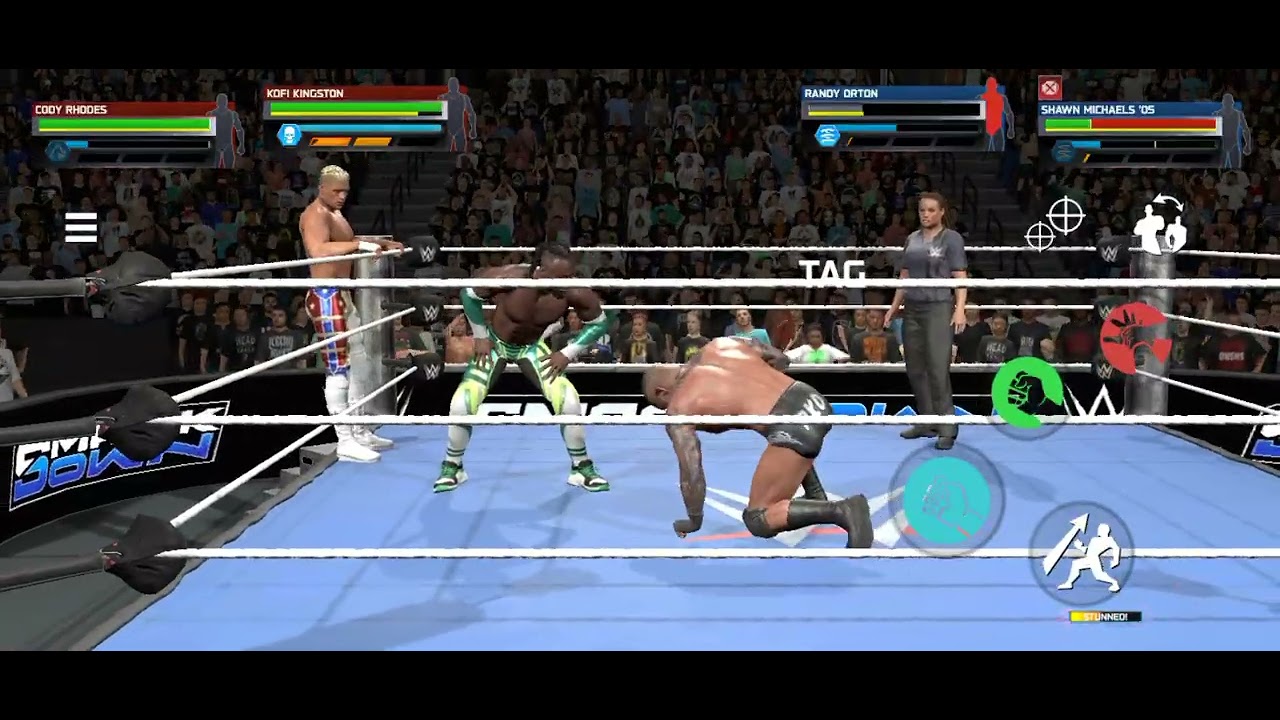 Kofi Kingston vs Cody Rhodes Vs Randy ovs Shwanmichal tag 
