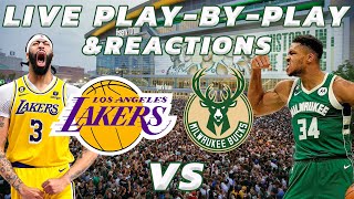 Los Angeles Lakers vs Milwaukee Bucks | Live Play-By-Play & Reactions
