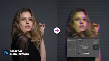 Secret of Glitch Effects- Photoshop cc 2021 Tutorial