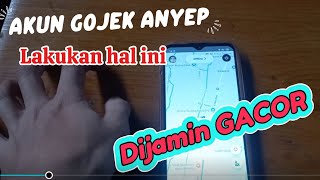 Akun gojek anyep || Lakukan hal ini #gojekdriver 