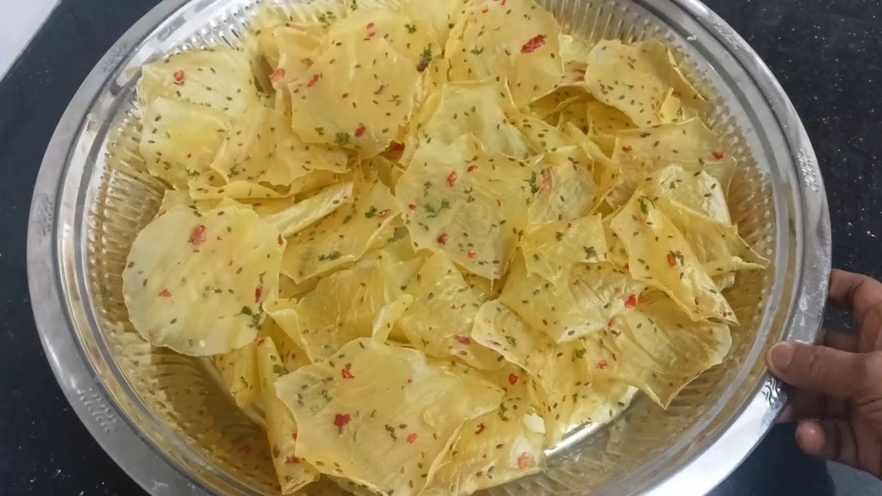 ఎండ లేకుండానే ఇంట్లోనే ఈజీగా పెట్టుకునే పాపడాలు summer special papadalu vadiyalu@HAPPYRECIPES 👍