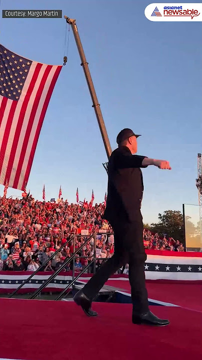 Elon Musk Joins Trump's Butler Rally in Pennsylvania, Jumps on Stage in Excitement | WATCH