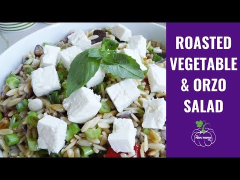 Roasted Vegetable Orzo Salad Recipe