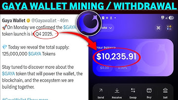 GAYA WALLET AIRDROP MINING : Claiming & Listing Update 