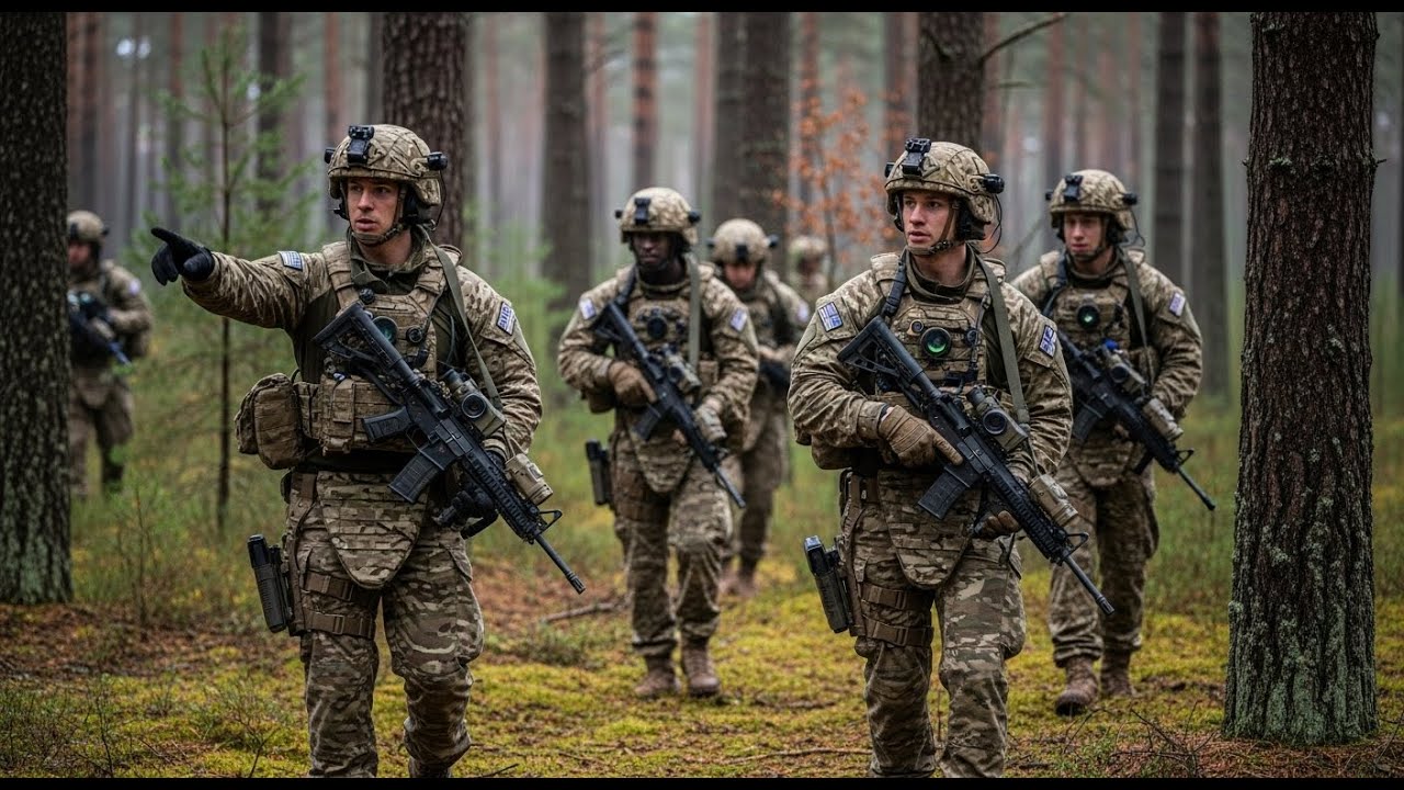 British 3 Scots Test New Battlefield Tech in Latvia Exercise Forest ...