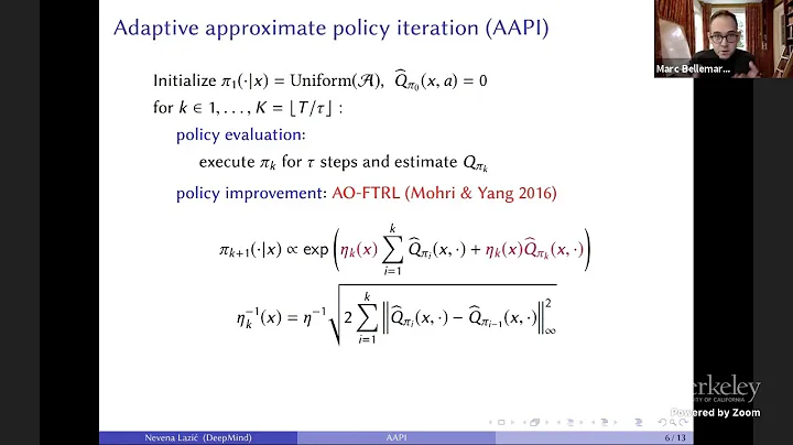Adaptive Approximate Policy Iteration