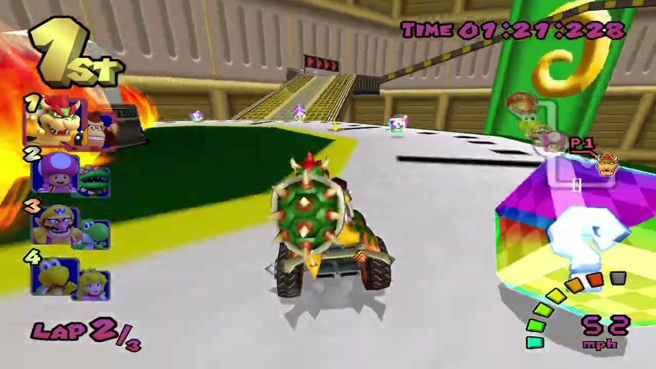 Mario Kart Double Dash Plus (Custom Tracks) #36 Mirror Star Cup 2 with Bowser and Donkey Kong