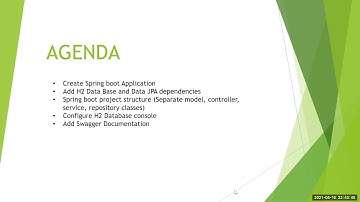Spring Boot + H2 Data Base and console + Swagger2