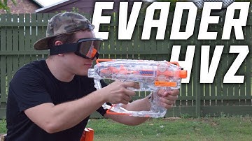 Nerf Evader HVZ Gameplay! || Testing out A Modified Evader