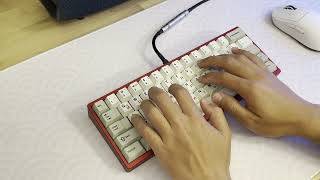 Utd 356 Mini With Lubed Cherry Mx Hyperglide Blacks Typing Sounds