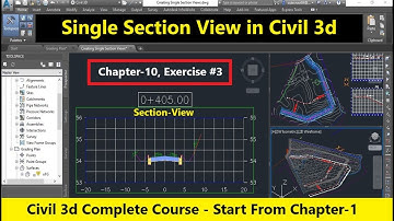 How to Create Single Section View in AutoCAD Civil 3d | Draw Quick Cross Section in AutoCAD Civil 3d