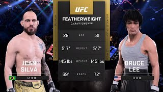 EA Sports UFC 5 Gameplay Jean Silva vs Bruce Lee
