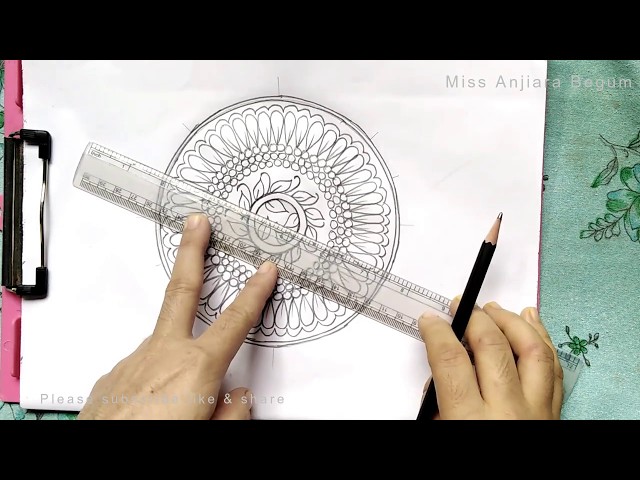 2 new hand embroidery pattern,hand drawing design,Drawing Tutorial,নকশী কাঁথার নকশা,आरेखण ट्यूटोरियल