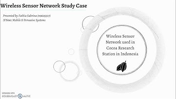 IFN661 study case - WNS for cocoa research station in Indonesia