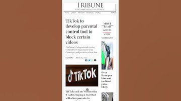 TikTok to develop parental control tool to block certain videos