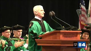 Dr. Fauci delivers commencement address at Washington University