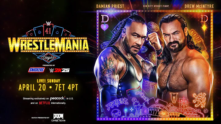 Damian Priest vs. Drew McIntyre | Sin City Street Fight: WrestleMania 41 hype package
