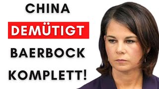 China nennt Baerbock rechtsextrem & kappt diplomatische Beziehungen!